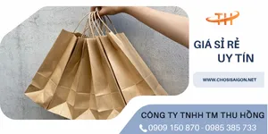 Túi giấy kraft đựng đồ – có quai – thân thiện môi trường – giá tốt