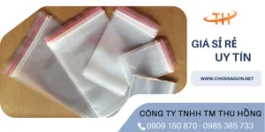 Túi zip chỉ đỏ – nhiều size – giá sỉ cực mềm cho đại lý