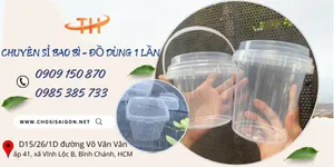 Xô nhựa nhỏ có quai cầm đựng thức uống uy tín chất lượng tốt giá rẻ