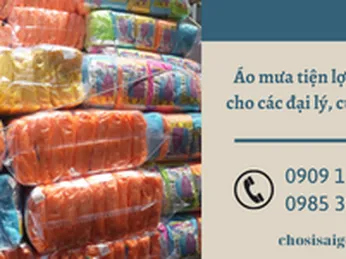 Giao sỉ áo mưa tiện lợi đến quận 1 cho khách