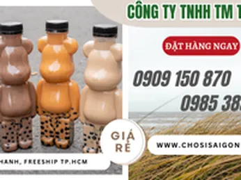 Chai nhựa hình gấu 500ml đẹp, dày, giá sỉ rẻ