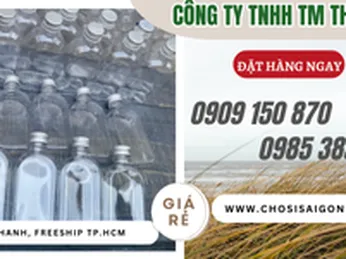 Nơi bán chai nhựa nắp nhôm giá sỉ ưu đãi