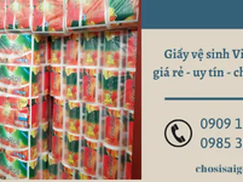 Giấy vệ sinh VinaRoll Thu Hồng bỏ sỉ cho khách tại quận 4