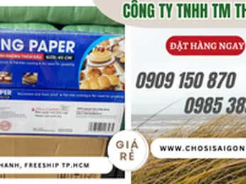 Kho sỉ giấy nướng bánh chính hãng giá tốt hiện nay