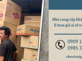 50 thùng khăn giấy ăn E’mos giao sỉ cho khách tại quận Bình Tân – TP.HCM