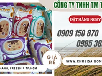 Nơi đặt mua khăn giấy ướt giá sỉ rẻ cho các cửa hàng