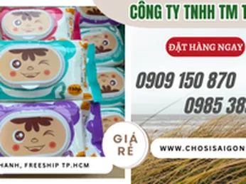 Nhập sỉ khăn giấy ướt cao cấp uy tín ở đâu?