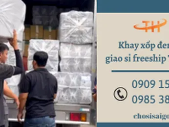 Xuất kho khay xốp đen M16 giao ra chành xe quận Tân Bình, TP.HCM