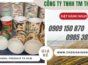 Cửa hàng ly giấy bán sỉ giá rẻ, giao hàng nhanh