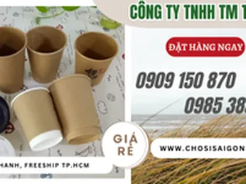 Ly giấy Kraft giá rẻ bỏ sỉ tại công ty Thu Hồng