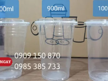 Ly nhựa 500ml, 700ml, 800ml, 900ml, 1000ml giá rẻ nhất