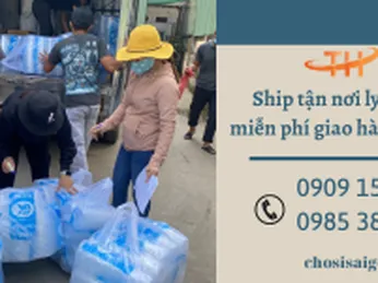 Ship nhanh ly nhựa giao đến chành xe cho khách tại Tiền Giang