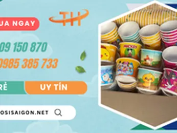 Tô giấy 12oz in hình sẵn giá sỉ an toàn, tiện lợi