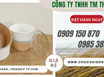 Tìm tô giấy cao cấp đựng thức ăn giá sỉ ở đâu?