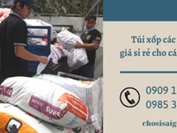 Đi giao 300kg túi xốp đến chành xe cho khách tỉnh ở Kiên Giang