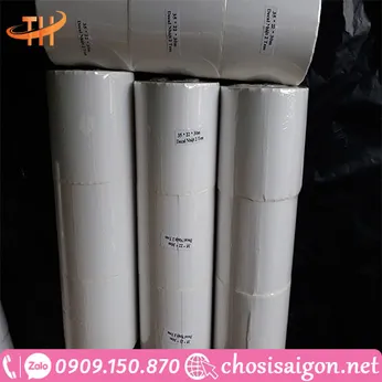 GIẤY DECAL NHIỆT 2 TEM