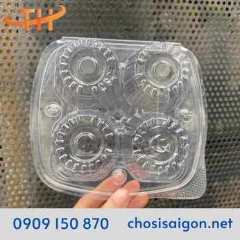 VỈ NHỰA ĐỰNG TRỨNG 4 QUẢ