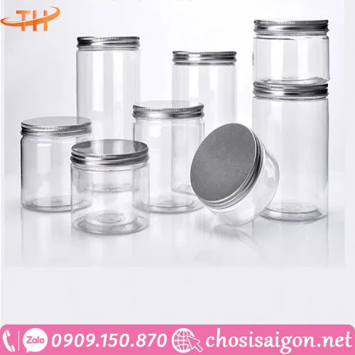 HŨ NHỰA PET NẮP NHÔM
