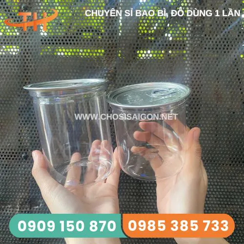 HŨ NHỰA PET NẮP NHÔM XÉ