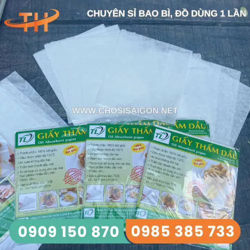 GIẤY THẤM DẦU THỰC PHẨM