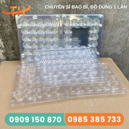 VỈ NHỰA ĐỰNG TRỨNG CÚT 30 QUẢ
