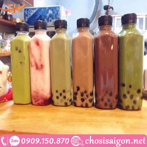 CHAI NHỰA ĐỰNG TRÀ SỮA