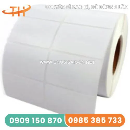 GIẤY DECAL NHIỆT 2 TEM