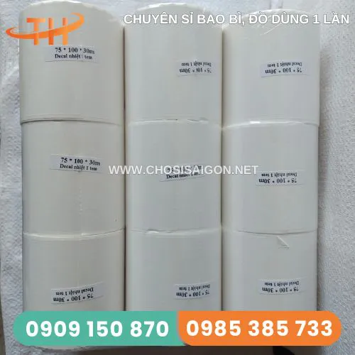 GIẤY DECAL NHIỆT 1 TEM