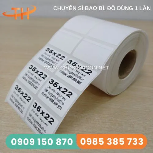 GIẤY DECAL NHIỆT 2 TEM