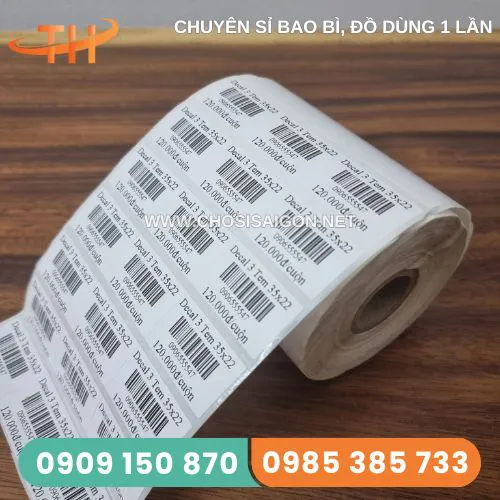 GIẤY DECAL NHIỆT 3 TEM