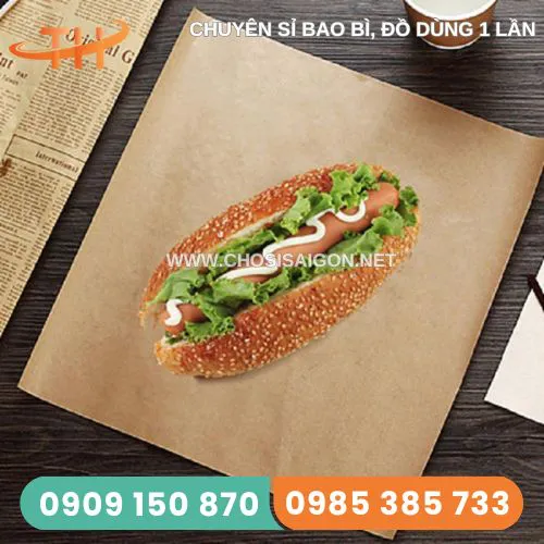 GIẤY KRAFT GÓI THỰC PHẨM