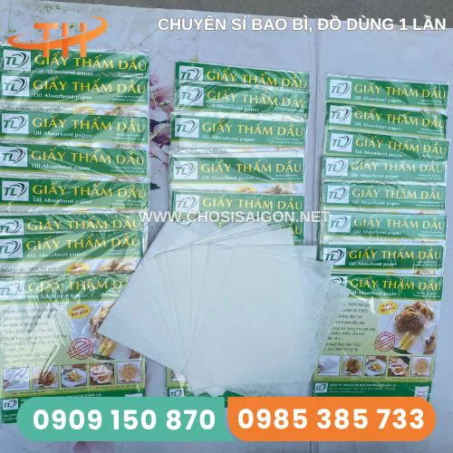 GIẤY THẤM DẦU THỰC PHẨM
