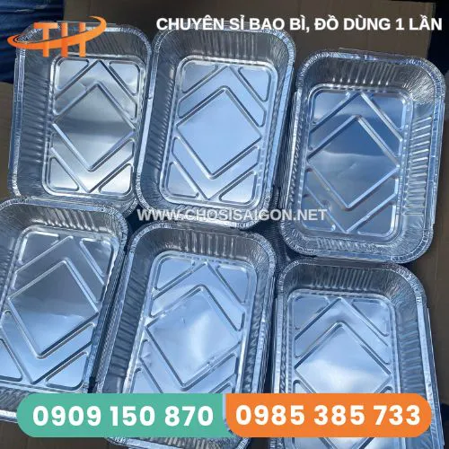 HỘP GIẤY BẠC ĐỰNG THỨC ĂN