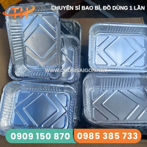 HỘP GIẤY BẠC ĐỰNG THỨC ĂN