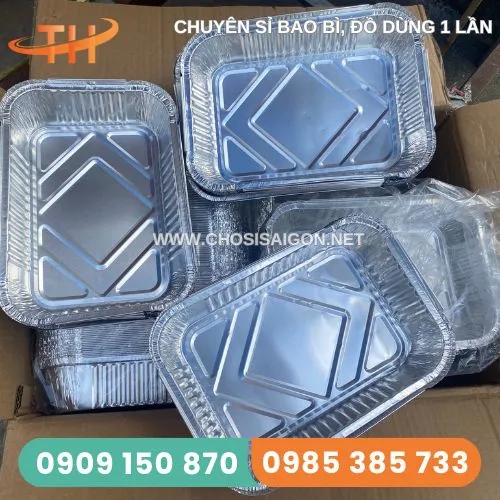 HỘP GIẤY BẠC ĐỰNG THỨC ĂN