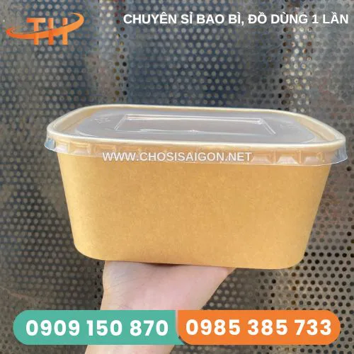 HỘP GIẤY BENTO ĐỰNG THỨC ĂN