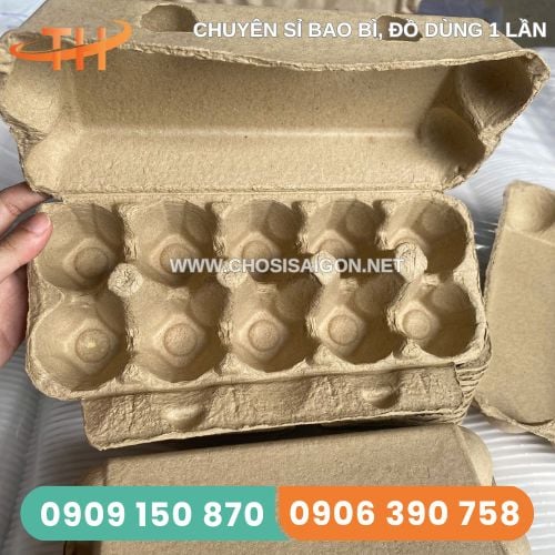 HỘP GIẤY 10 QUẢ ĐỰNG TRỨNG GÀ