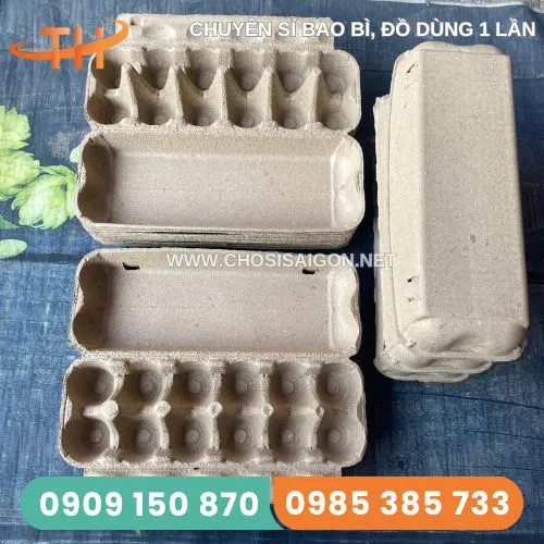 HỘP GIẤY ĐỰNG TRỨNG CÓ NẮP ĐẬY 12 QUẢ