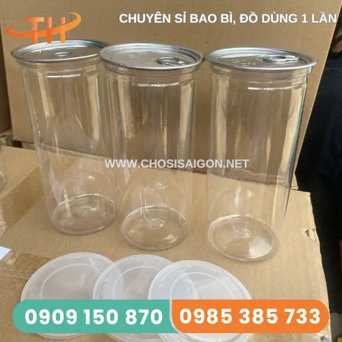 HŨ NHỰA PET NẮP NHÔM XÉ