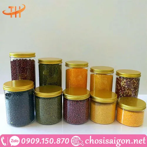 HŨ NHỰA PET NẮP NHÔM