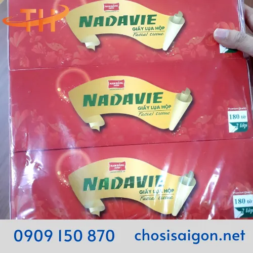 KHĂN GIẤY LỤA  2 LỚP 180 TỜ