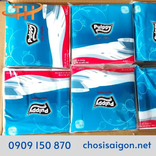 KHĂN GIẤY VUÔNG PULPPY