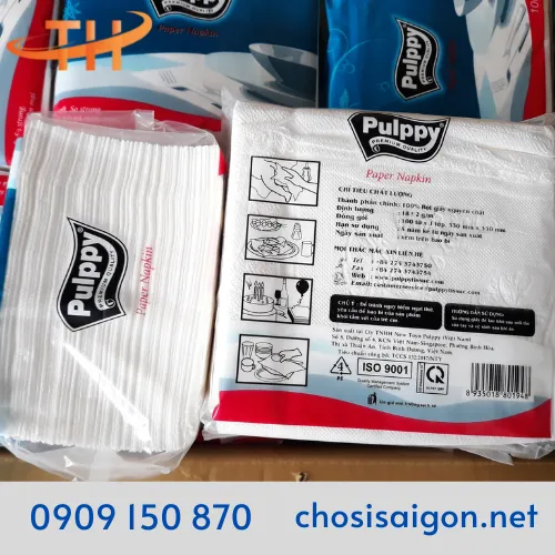 KHĂN GIẤY VUÔNG PULPPY