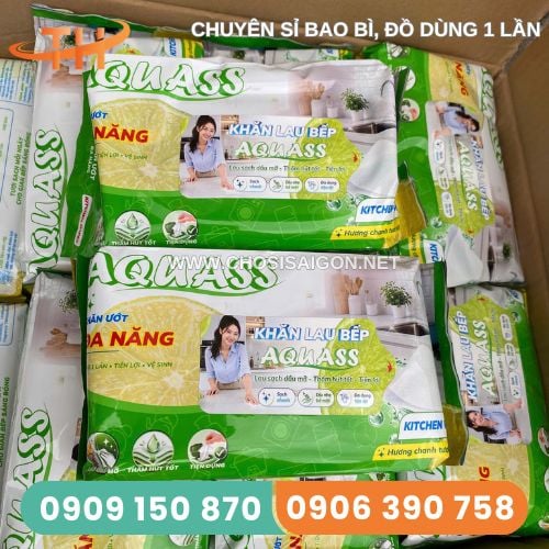 KHĂN ƯỚT LAU BẾP ĐA NĂNG