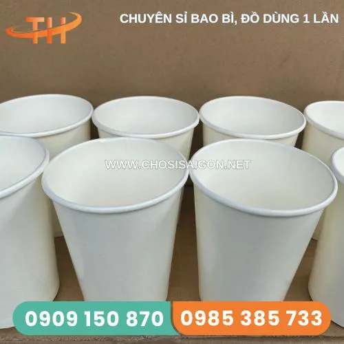 LY GIẤY TRẮNG TRƠN 12OZ (360ML)