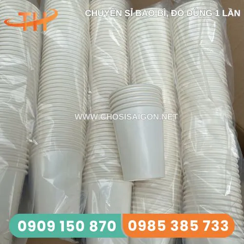 LY GIẤY TRẮNG TRƠN 9OZ (270ML)