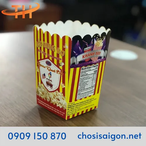 LY GIẤY – CỐC GIẤY ĐỰNG BẮP RANG BƠ