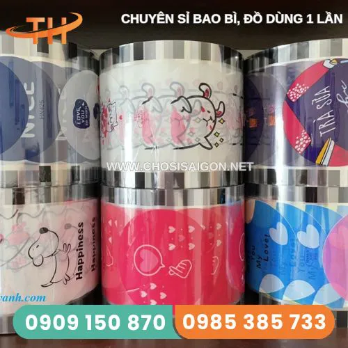 CUỘN MÀNG ÉP LY TRÀ SỮA - NƯỚC MÍA
