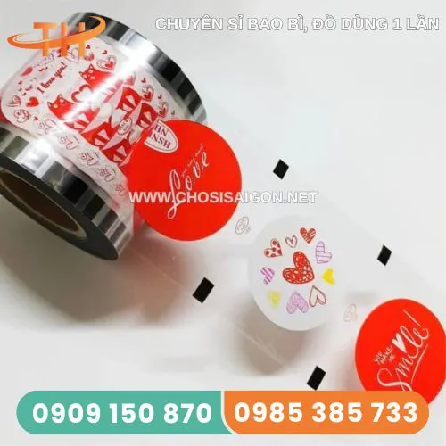 CUỘN MÀNG ÉP LY TRÀ SỮA - NƯỚC MÍA