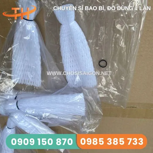 LƯỚI XỐP BỌC ỔI LỒNG SẴN TÚI NILON, THUN